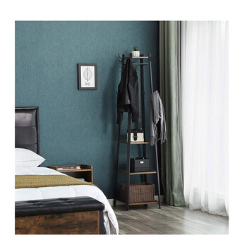 Μεταλλικός Καλόγερος με 3 Ράφια 45 x 45 x 181 cm VASAGLE LCR80X