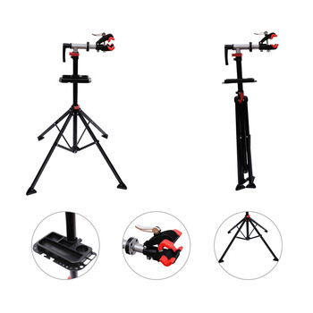 Πτυσσόμενη Βάση Επισκευής Ποδηλάτου με Δίσκο Εργαλείων HOMCOM B4-0082