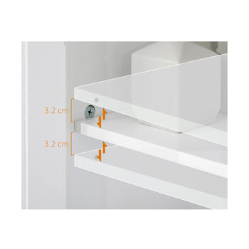 Ντουλάπι Νιπτήρα 60 x 60 x 30 cm Kleankin 834-306