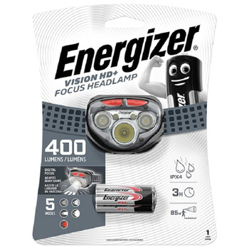 Energizer Vision Headlight HD+ Focus 400 lumens (ENE14964)