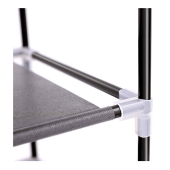 Stand Αποθήκευσης 40 Ζευγαριών Παπουτσιών Χρώματος Μαύρο 88 x 28 x 160 cm Songmics RXJ36H