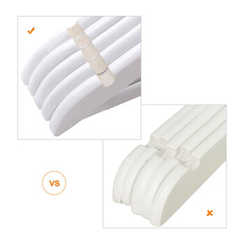 Σετ Ξύλινες Κρεμάστρες Ρούχων 20 τμχ Songmics CRW03W-20