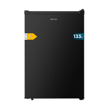 CECOTEC  Μαύρο Μίνι Ψυγείο Bolero CoolMarket TT 133 L, 83,5 εκ. ύψος, 55,1 εκ. πλάτος, 133L, Ενεργειακή Κλάση E, Crisper Box, Εσωτερικός Φωτισμός LED, Λειτουργία Απόψυξης, Μηχανικός Έλεγχος Θερμοκρασίας  CEC-01941