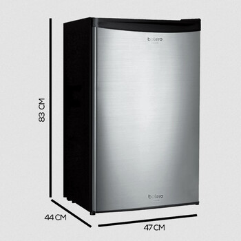 Mini Ψυγείο 90 Lt 47 x 44 x 83 cm Cecotec Bolero CoolMarket TT 90 Inox Cecotec CEC-00127