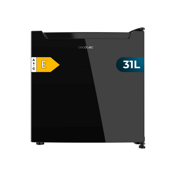 CECOTEC  Μίνι Ψυγείο Bolero CoolMarket TT 31 Dual Black E - Μετατρέψιμο σε Καταψύκτη, Μαύρη Πόρτα, Έλεγχος Θερμοκρασίας 0ºC έως 5ºC και -24ºC έως -16ºC, Χωρητικότητα 31 Λίτρα, Διαστάσεις 49.6x47.4 εκ.  CEC-01974