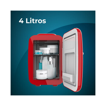 Ηλεκτρικό Φορητό Ψυγείο Θερμαντήρας 4 Lt 12-220 V Cecotec Habana Χρώματος Κόκκινο CEC-02686