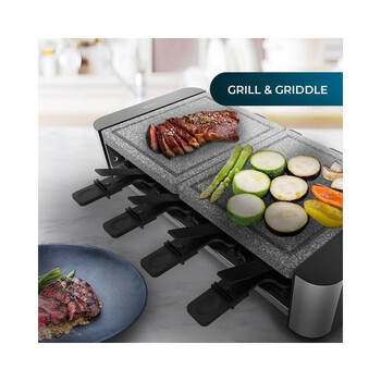 Ηλεκτρική Ψησταριά Raclette Grill 1400 W Cheese&Grill 16000 Inox AllStone Cecotec CEC-03226
