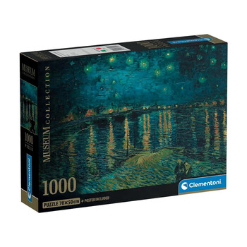 Clementoni Puzzle Museum Collection - Vincet van Gogh: Notte Stellata 1000pcs (37095) (CLE37095)