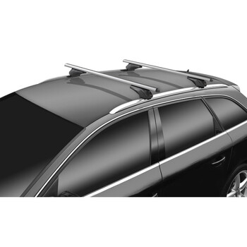 MP.14700/MB-135 MENABO ΜΠΑΡΕΣ ΑΛΟΥΜΙΝΙΟΥ ARIEM 118.5 cm ΣΕ ΑΣΗΜΙ ΧΡΩΜΑ ΓΙΑ Alfa Romeo Stelvio 5 doors 2017> ΜΕ FLUSH ή RAISED RAILS - 2 ΤΕΜ. (14700/MB)