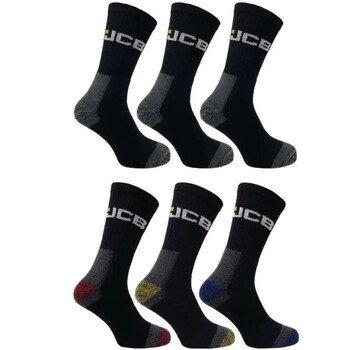 JCB JCB000144 Work Bumper Μαύρο Κάλτσες Εργασίας Ανδρικές 3 Ζεύγη 39-46