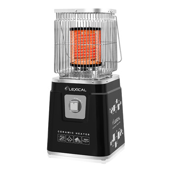 Lexical Ceramic Heater Black lqh-8010-2