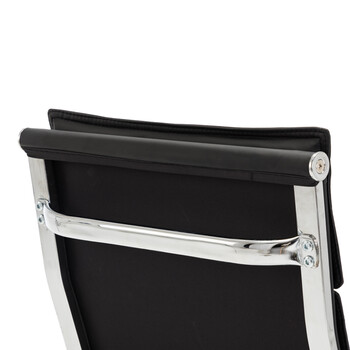 Καρέκλα γραφείου διευθυντη Mavel pakoworld PU μαύρo 55x62x100-110εκ