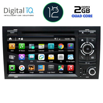 DIGITAL IQ BX 250_GPS (7"_DVD) MULTIMEDIA OEM AUDI A4 mod. 2002-2008