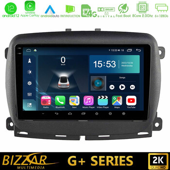 Bizzar g+ Series Fiat 500l 8core Android12 6+128gb Navigation Multimedia Tablet 10 u-g-Ft410