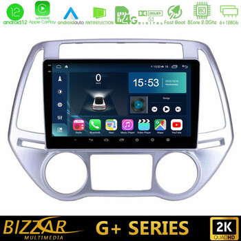 Bizzar g+ Series Hyundai i20 2012-2014 8core Android12 6+128gb Navigation Multimedia Tablet 9 u-g-Hy0619
