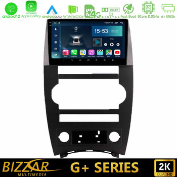 Bizzar g+ Series Jeep Commander 2007-2008 8core Android12 6+128gb Navigation Multimedia Tablet 9 u-g-Jp026n