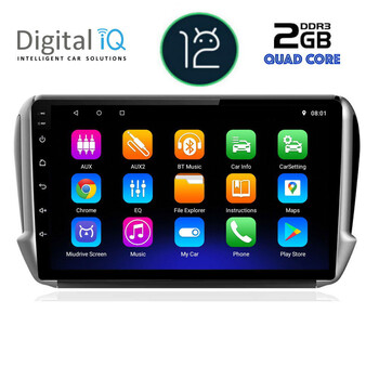 DIGITAL IQ RTB 2508_GPS (10inc) MULTIMEDIA TABLET OEM PEUGEOT 208-2008 mod. 2012-2021