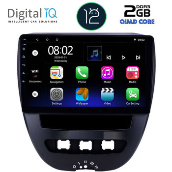 DIGITAL IQ RTB 2707_GPS (10inc) MULTIMEDIA TABLET OEM CITROEN C1-PEUGEOT 107-TOYOTA AYGO mod. 2005-2014