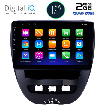 DIGITAL IQ RTB 2707_GPS (10inc) MULTIMEDIA TABLET OEM CITROEN C1-PEUGEOT 107-TOYOTA AYGO mod. 2005-2014