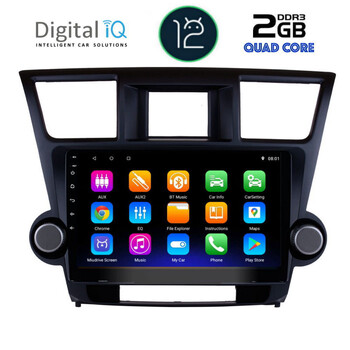 DIGITAL IQ RTB 2719_GPS (10inc) MULTIMEDIA TABLET OEM TOYOTA HIGHLANDER mod. 2008-2015