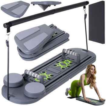 Trizand Πολυλειτουργική Σανίδα Γυμναστικής Pilates Board 97x35 εκ. με Λαβές 27190