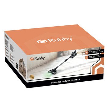 Ruhhy Ασύρματη Ηλεκτρική Σκούπα LunPro 400W με Αυτονομία 52 Λεπτά Χρήσης 26708