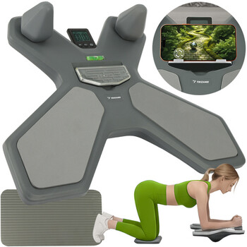 Trizand Πολυλειτουργική Σανίδα Ισορροπίαςμε Μετρητή, Αναστρέψιμο Πάνελ για Προπόνηση Κοιλιακών 26946