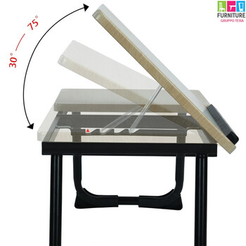 BAKAJI  Πτυσσόμενο τραπεζάκι κρεβατιού καναπέ για φορητό υπολογιστή PC Laptop Αναλόγιο 65x30  02012248