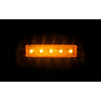 L9703.2 ΦΩΣ ΟΓΚΟΥ 12/24V 5xSMD LED ΠΟΡΤΟΚΑΛΙ 96x20mm ΜΕ ΕΓΚΡΙΣΗ ΤΥΠΟΥ R7/R10  LAMPA - 1 TEM.