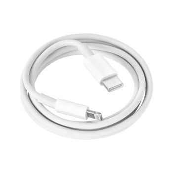 RB-6009-100-W . Καλώδιο USB C - Lightning 1m Rebel λευκό