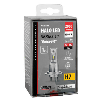 L5779.6 ΛΑΜΠΑ LED Η7 24V PX26d 6.500K 3.000lm 15W 6LED SEOUL CSP-Y19chips HALO LED SERIE 11 PLUG & BRITE  LAMPA - 1ΤΕΜ.