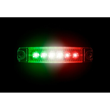 L9702.6 ΦΩΣ ΟΓΚΟΥ 6LED ΣΗΜΑΙΑ ΙΤΑΛΙΑΣ (ΠΡΑΣΙΝΟ/ΛΕΥΚΟ/ΚΟΚΚΙΝΟ) SMD 12/24V 96mm  LAMPA - 1 ΤΕΜ.