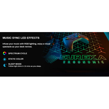 Gaming Γραφείο - Eureka Ergonomic® ERK-GTG-I55-CN 140x60x77εκ