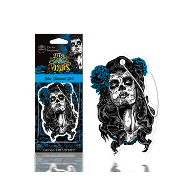 A10820/AM ΑΡΩΜΑΤΙΚΟ ΚΡΕΜΑΣΤΟ AROMA CAR MUERTOS BLUE DIAMONT GIRL ΑMiO - 1 TEM.