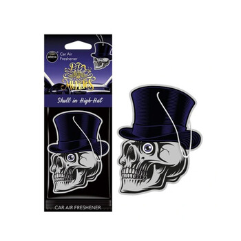A10380/AM ΑΡΩΜΑΤΙΚΟ ΚΡΕΜΑΣΤΟ AROMA CAR MUERTOS SKULL IN HAT BLACK OUD ΑMiO - 1 TEM.