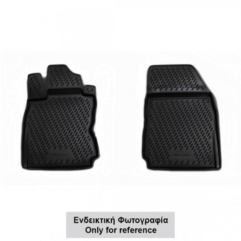 EXP.ELEMENT3DA09051210/NV FIAT TALENTO VAN 2014+ ΜΑΡΚΕ ΠΑΤΑΚΙΑ ΣΕ ΣΚΑΦΗ TPE ΛΑΣΤΙΧΟ ΣΕ ΜΑΥΡΟ ΧΡΩΜΑ NOVLINE - 2 ΤΕΜ.