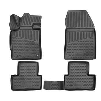 EXP.ELEMENT3DAN0402210/NV HYUNDAI BAYON 5D 2022+  ΜΑΡΚΕ ΠΑΤΑΚΙΑ ΣΕ ΣΚΑΦΗ TPE ΛΑΣΤΙΧΟ ΣΕ ΜΑΥΡΟ ΧΡΩΜΑ NOVLINE - 4 ΤΕΜ.