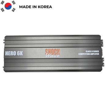 Shockwave Monoblock Hero6k (6.000wrms) Made in Korea e-Hero6k