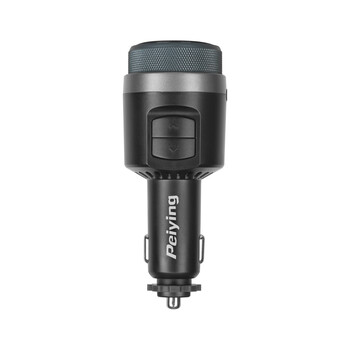 URZ0486 . Πομπός FM αυτοκινήτου με USB C και USB A Peiying