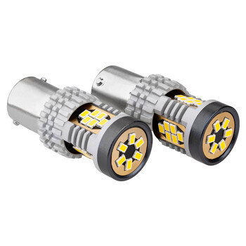 02798/AM ΛΑΜΠΑΚΙΑ ΔΙΠΟΛΙΚΑ LED ΛΕΥΚΑ CAN-BUS P21/5w BAY15D 12/24V 24xSMD 3020 ΑMiO - 2 TEM.
