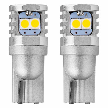 02801/AM ΑΚΑΛΥΚΑ ΛΑΜΠΑΚΙΑ LED T10 W5W/W10W 12/24V W2,1x9,5d 6SMDx3030 ΛΕΥΚΑ CAN-BUS ΑMiO - 2 TEM.