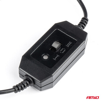 03008/AM ΑΝΕΜΙΣΤΗΡΑΣ ΔΙΠΛΟΣ 12V 2χ4''(10,8cm) ΜΕ ΦΙΣ ΑΝΑΠΤΗΡΑ 2 ΤΑΧΥΤΗΤΩΝ & ΣΤΗΡΙΞΗ ΣΤΟ ΠΡΟΣΚΕΦΑΛΟ ΑMiO - 1 TEM.