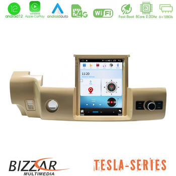 Bizzar oem Range Rover Sport L320 2010-2013 Android 12 8core 6+128gb Tesla Screen 9.7 (Μπεζ Χρώμα) u-ts-Lr14bg-pro