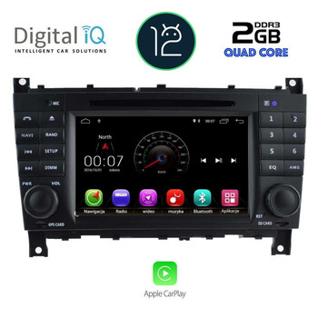 DIGITAL IQ MSM 393_CP (7” DVD) MULTIMEDIA OEM MERCEDES C W203 – CLK W209 mod. 2004-2008