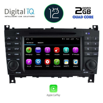 DIGITAL IQ MSM 393_CP (7” DVD) MULTIMEDIA OEM MERCEDES C W203 – CLK W209 mod. 2004-2008
