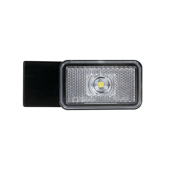 L4156.0 ΦΩΣ ΟΓΚΟΥ 12/24V  1LED ΜΕ ΒΑΣΗ ΚΑΙ ΑΝΑΚΛΑΣΤΗΡΑ ΛΕΥΚΟ  LAMPA - 1 TEM.