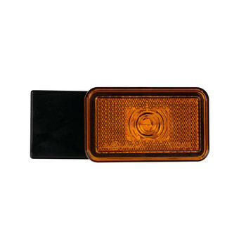 L4156.1 ΦΩΣ ΟΓΚΟΥ 12/24V  1LED ΜΕ ΒΑΣΗ ΚΑΙ ΑΝΑΚΛΑΣΤΗΡΑ ΠΟΡΤΟΚΑΛΙ  LAMPA - 1 TEM.