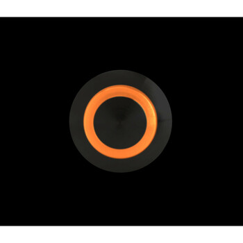 L4557.7 ΔΙΑΚΟΠΤΗΣ ΜΠΟΥΤΟΝ (BUTTON) 12/24V 5Amax 5PIN IP65 ON/OFF ME LED ΠΟΡΤΟΚΑΛΙ ΑΝΟΞΕΙΔΩΤΟ ΑΤΣΑΛΙ LAMPA - 1 TEM.