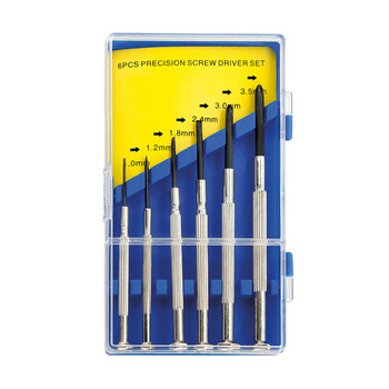 L6601.0 ΚΑΤΣΑΒΙΔΙΑ ΑΚΡΙΒΕΙΑΣ(+/-)  1,0/1,2/1,8/2,4/3,0/3,5mm ΣΕ ΚΑΣΕΤΙΝΑ ΠΛΑΣΤΙΚΗ LAMPA - ΣΕΤ 6 ΤΕΜΑΧΙΩΝ