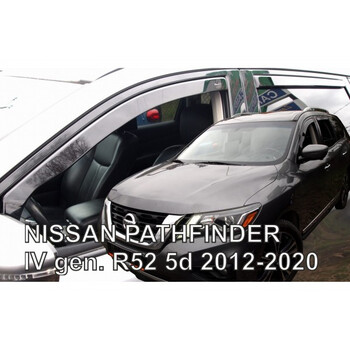 ΑΝΕΜ.24319 NISSAN PATHFINDER IV R52 5D 2012-2020 ​ΖΕΥΓΑΡΙ ΑΝΕΜΟΘΡΑΥΣΤΕΣ ΑΠΟ ΕΥΚΑΜΠΤΟ ΦΙΜΕ ΠΛΑΣΤΙΚΟ HEKO - 2 ΤΕΜ.